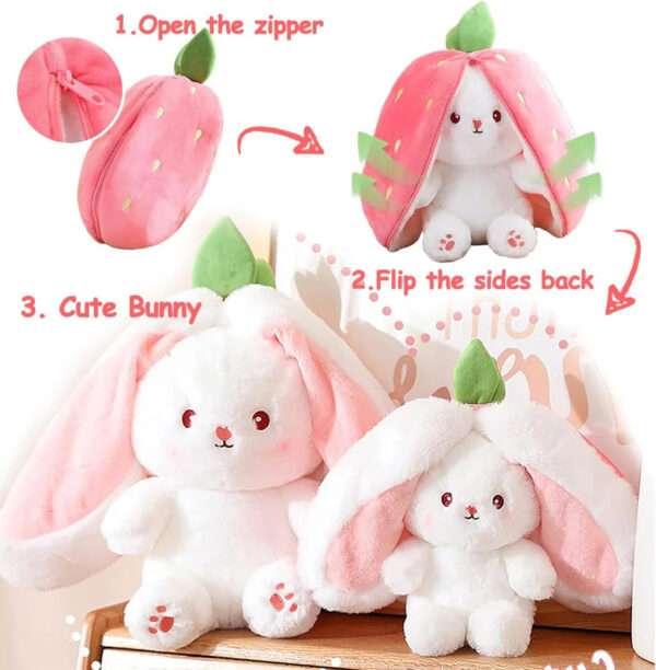 Strawberry Rabbit Plush - Image 4